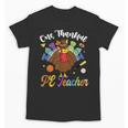 One Thankful PE Teacher Turkey Thanksgiving -Adults & Kids Classic Fit Polyester 100 Short Sleeve Unisex T-Shirt, Pe Teacher Gifts, trending gift