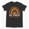 One Thankful Science Teacher Rainbow Boho Fall Thanksgiving Unisex T-Shirt, Science Teacher Gifts, trending gift One Thankful Science Teacher Rainbow Boho Fall Thanksgiving Unisex T-Shirt, Science Teacher Gifts, trending gift