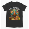 One Thankful Teacher Thanksgiving Turkey Cute Crayon Pencil Unisex T-Shirt, trending gift One Thankful Teacher Thanksgiving Turkey Cute Crayon Pencil Unisex T-Shirt, trending gift