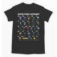 Outer Space Alphabet Kindergarten Teachers 1st Day Of School Unisex T-Shirt, trending gift