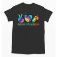 Peace Love Physical Education Tie Dye Sports PE Teacher Unisex T-Shirt, Pe Teacher Gifts, trending gift