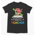 Pirate Teacher Halloween Skull Adult Unisex T-Shirt, trending gift Pirate Teacher Halloween Skull Adult Unisex T-Shirt, trending gift