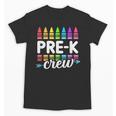 Pre-K Crew Teacher Team Squad Hello Back School Graduation Unisex T-Shirt, trending gift