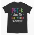 Pre-K Teacher Adventure Begins First Day Preschool Teachers Unisex T-Shirt, trending gift Pre-K Teacher Adventure Begins First Day Preschool Teachers Unisex T-Shirt, trending gift
