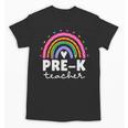 Pre-K Teacher Cute Pre Kindergarten For Teachers Rainbow For Men Women Kids Unisex T-Shirt, trending gift Pre-K Teacher Cute Pre Kindergarten For Teachers Rainbow For Men Women Kids Unisex T-Shirt, trending gift