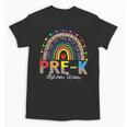 PreK Dream Team Leopard Rainbow Teacher Squad Back To School Unisex T-Shirt, trending gift PreK Dream Team Leopard Rainbow Teacher Squad Back To School Unisex T-Shirt, trending gift