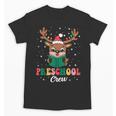 Preschool Crew Xmas Reindeer Teacher Student Christmas Unisex T-Shirt, trending gift