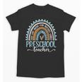 Preschool Teacher Leopard Boho Rainbow Back To School Unisex T-Shirt, trending gift Preschool Teacher Leopard Boho Rainbow Back To School Unisex T-Shirt, trending gift