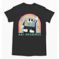 Rainbow AAC Awareness Month SPED Teacher SLP Communication Unisex T-Shirt, trending gift