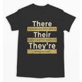 There Their They'Re T Shirt English Grammar Teacher For Men Women Unisex T-Shirt, English Teacher Gifts, trending gift