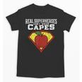 Real Superheroes Don't Wear Capes Teacher Shirt Teaching Te Unisex T-Shirt, trending gift