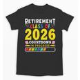 Retirement Primary Elementary Teacher 2026 Retiring Progress Unisex T-Shirt, trending gift Retirement Primary Elementary Teacher 2026 Retiring Progress Unisex T-Shirt, trending gift