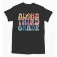 Retro Aloha Third Grade Teacher Summer Vacation Beach Hawaii Unisex T-Shirt, trending gift