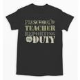 Retro Back To School Women Old Camo Preschool Teacher Unisex T-Shirt, trending gift