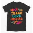 Retro Teach Love Inspire Back To School Teachers Unisex T-Shirt, trending gift Retro Teach Love Inspire Back To School Teachers Unisex T-Shirt, trending gift