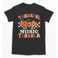 Retro Thankful Music Teacher Pumpkin Fall Thanksgiving Unisex T-Shirt, trending gift Retro Thankful Music Teacher Pumpkin Fall Thanksgiving Unisex T-Shirt, trending gift