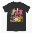Retro Trick Or Teach Leopard Ghost Halloween Spooky Teacher Unisex T-Shirt, trending gift Retro Trick Or Teach Leopard Ghost Halloween Spooky Teacher Unisex T-Shirt, trending gift