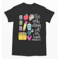 She Works Willingly With Her Hands Proverbs Daycare Teacher Men Women Unisex T-Shirt, trending gift She Works Willingly With Her Hands Proverbs Daycare Teacher Men Women Unisex T-Shirt, trending gift