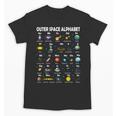 Space Alphabet Galaxy Astronaut Planets Student Teacher Unisex T-Shirt, trending gift