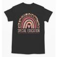 Special Education Shirt Teacher SPED Leopard Boho Rainbow Unisex T-Shirt, trending gift