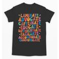 Sped Caffeinate Advocate Laminate Educate Teacher Men Women Kids Unisex T-Shirt, trending gift