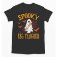 Spooky ESL Teacher Ghost Halloween School Women Unisex T-Shirt, Esl Teacher Gifts, trending gift Spooky ESL Teacher Ghost Halloween School Women Unisex T-Shirt, Esl Teacher Gifts, trending gift
