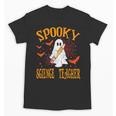 Spooky Science Teacher Ghost Halloween School Women Unisex T-Shirt, Science Teacher Gifts, trending gift