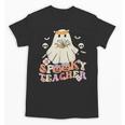 Spooky Teacher Groovy Retro Ghost Teacher Halloween 2023 For Men Women Kids Unisex T-Shirt, Groovy Teacher Gifts, trending gift Spooky Teacher Groovy Retro Ghost Teacher Halloween 2023 For Men Women Kids Unisex T-Shirt, Groovy Teacher Gifts, trending gift