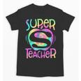 Super Teacher Back To School Apple Tie Dye First Day Unisex T-Shirt, Super Teacher Gifts, trending gift