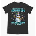 Surviving The Teacher Life Pjs Pajamas Christmas Xmas Teache Unisex T-Shirt, trending gift