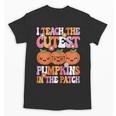I Teach The Cutest Pumpkins Halloween Fall Teacher Women Unisex T-Shirt, trending gift