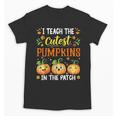 I Teach The Cutest Pumpkins Halloween Teacher Unisex T-Shirt, trending gift