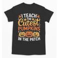 I Teach The Cutest Pumpkins Tshirt Halloween Teacher Unisex T-Shirt, trending gift I Teach The Cutest Pumpkins Tshirt Halloween Teacher Unisex T-Shirt, trending gift