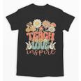 Teach Love Inspire Retro Groovy Daisy Back To School Teacher For Men Women Kids Unisex T-Shirt, Groovy Teacher Gifts, trending gift Teach Love Inspire Retro Groovy Daisy Back To School Teacher For Men Women Kids Unisex T-Shirt, Groovy Teacher Gifts, trending gift