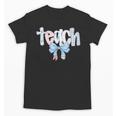 Teach Teacher Coquette Bow Pencil Back To School First Day Unisex T-Shirt, trending gift Teach Teacher Coquette Bow Pencil Back To School First Day Unisex T-Shirt, trending gift