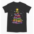 Teacher Crayon Christmas Tree Lights Student School Xmas Unisex T-Shirt, trending gift Teacher Crayon Christmas Tree Lights Student School Xmas Unisex T-Shirt, trending gift