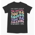 Teacher Dear Students Behind Me 1st Day Of School On Back Unisex T-Shirt, trending gift