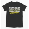 Teacher Educational Superhero School Teachers Unisex T-Shirt, trending gift Teacher Educational Superhero School Teachers Unisex T-Shirt, trending gift