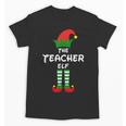 The Teacher Elf Family Matching Group Idea Christmas Unisex T-Shirt, trending gift The Teacher Elf Family Matching Group Idea Christmas Unisex T-Shirt, trending gift