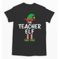 The Teacher Elf Matching Family Christmas Unisex T-Shirt, trending gift The Teacher Elf Matching Family Christmas Unisex T-Shirt, trending gift