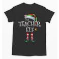 The Teacher Elf Shirt Matching Family Christmas Elf Men Women Kids Unisex T-Shirt, trending gift