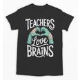 Teacher Halloween Shirt Women Men Teachers Love Brains Unisex T-Shirt, trending gift Teacher Halloween Shirt Women Men Teachers Love Brains Unisex T-Shirt, trending gift