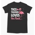 This Teacher Loves Her Flock Teaching Flamingo Girl Unisex T-Shirt, trending gift This Teacher Loves Her Flock Teaching Flamingo Girl Unisex T-Shirt, trending gift