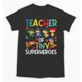 Teacher Of Tiny Superheroes Teach 100th Day Of School Men Women Girls Kids Unisex T-Shirt, trending gift