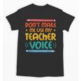 Teacher Voice Teacherlife Primary School Teacher Unisex T-Shirt, trending gift Teacher Voice Teacherlife Primary School Teacher Unisex T-Shirt, trending gift