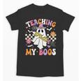 Teaching My Boos Ghost Teacher Cute Groovy Halloween Teacher Unisex T-Shirt, Groovy Teacher Gifts, trending gift Teaching My Boos Ghost Teacher Cute Groovy Halloween Teacher Unisex T-Shirt, Groovy Teacher Gifts, trending gift