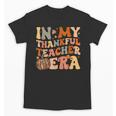 In My Thankful Teacher Era Cute Groovy Thanksgiving Teacher Unisex T-Shirt, Groovy Teacher Gifts, trending gift