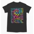 Tie Dye 2nd Grade Typography Team Second Grade Teacher Unisex T-Shirt, 2nd Grade Teacher Gifts, trending gift