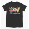 Tie Dye Hippie Peace Love Teach Teacher Appreciation Unisex T-Shirt, trending gift Tie Dye Hippie Peace Love Teach Teacher Appreciation Unisex T-Shirt, trending gift