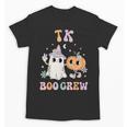 TK Boo Crew Retro Groovy Halloween Floral Ghost TK Teacher Men Women Kids Unisex T-Shirt, Groovy Teacher Gifts, trending gift TK Boo Crew Retro Groovy Halloween Floral Ghost TK Teacher Men Women Kids Unisex T-Shirt, Groovy Teacher Gifts, trending gift